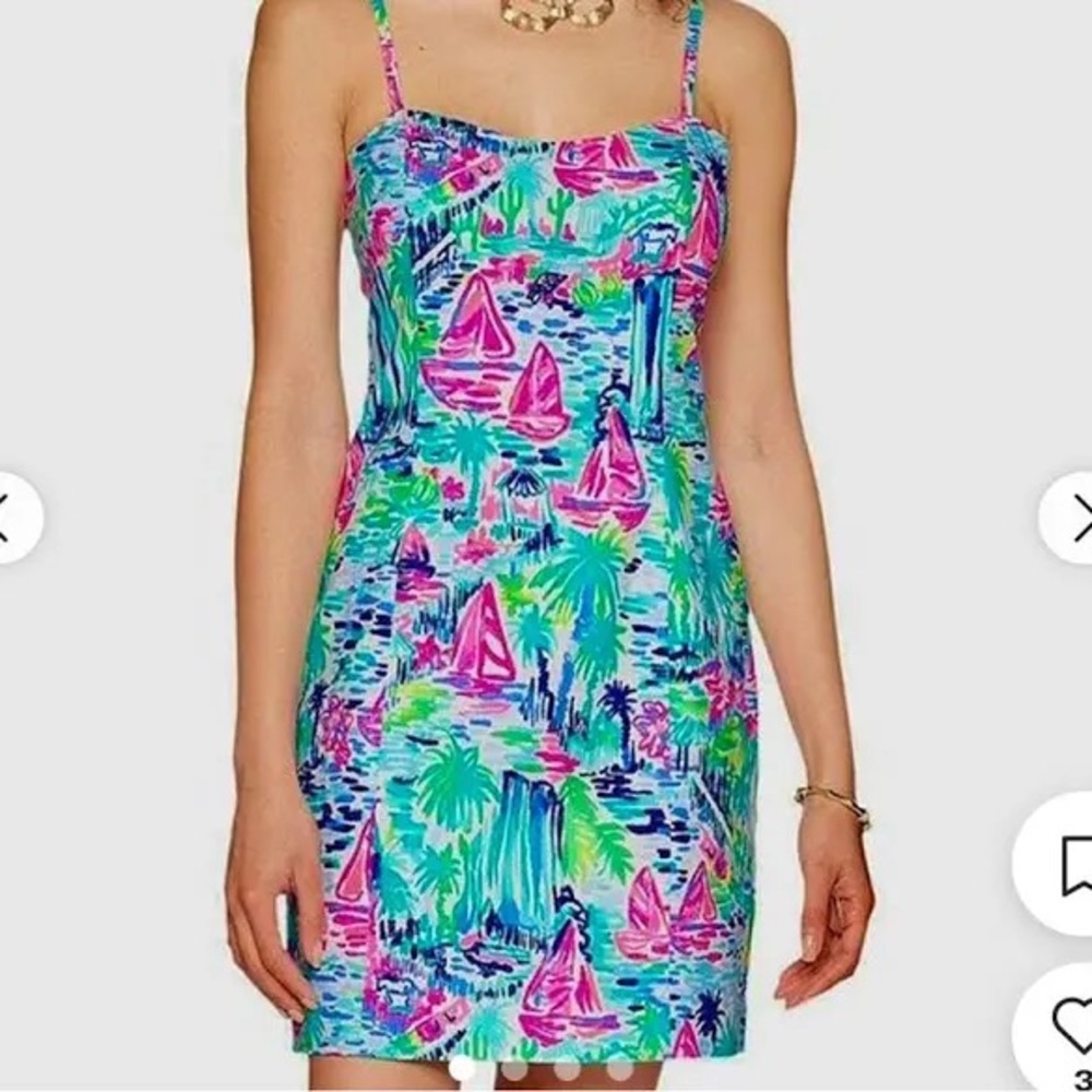 Lilly Pulitzer NWT Shelli Shift Dress - Size 0 - Picture 10 of 10